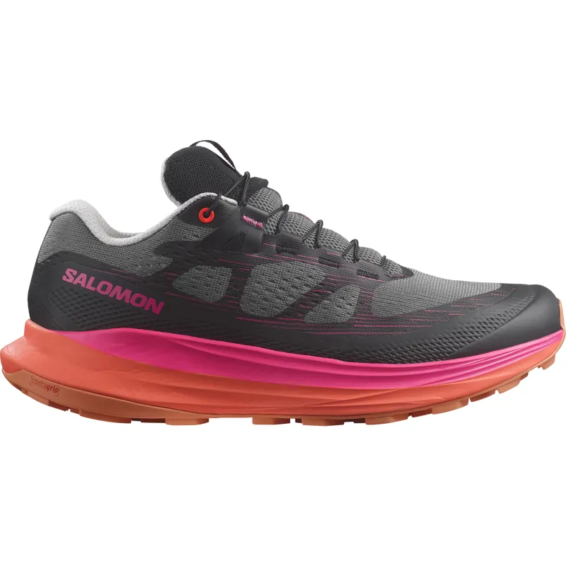 Salomon Ultra Glide 2 Women's Trail Running Shoe in Plum Kitten/Black/Pink Glow